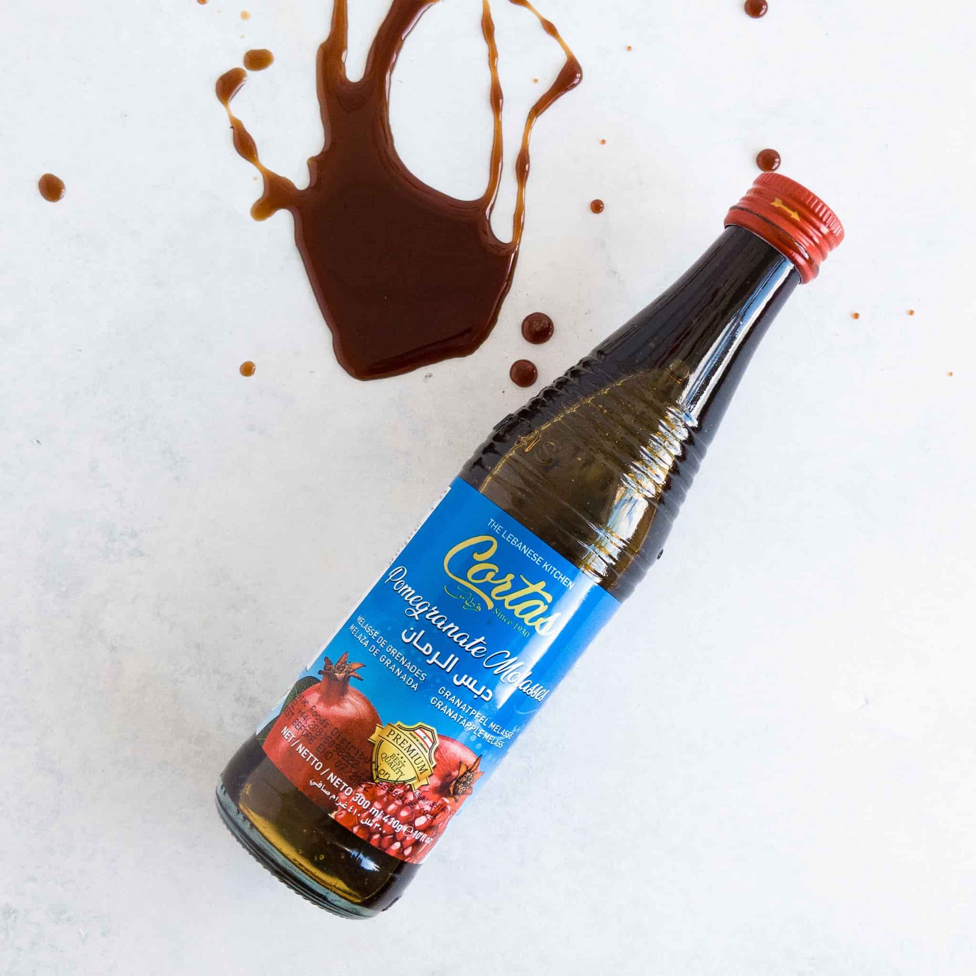 Pomegranate Molasses 300ml | Rich, Tangy Sweet Syrup for Cooking & Dressings - Cheese Therapy