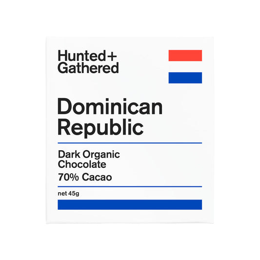 Dominican Republic 70% Organic Dark Chocolate | Hunted+Gathered