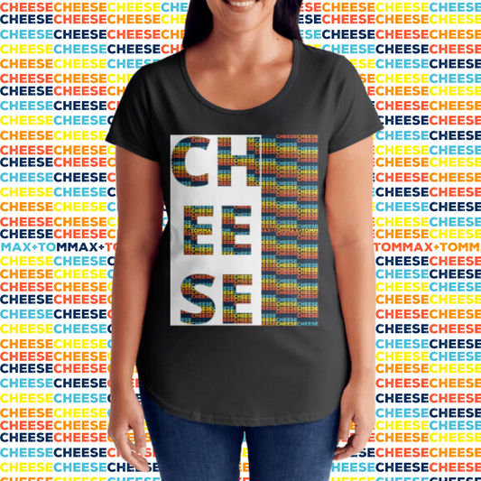 "It's All About the Cheese" T-Shirt Womens - Cheese Therapy