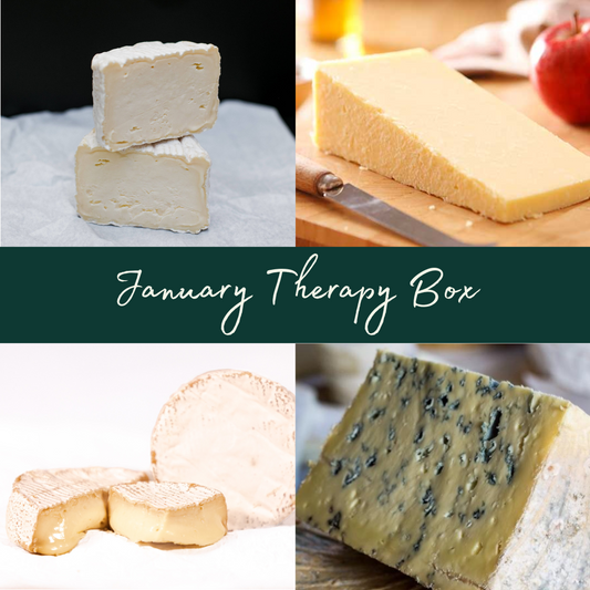 The January 2025 Therapy Box for Gifts and Cheese