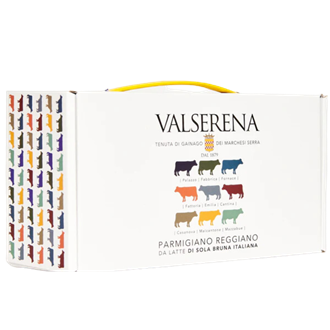 Valserena Parmigiano Reggiano Solo di Bruna - Gift Box 500g 36 month - Cheese Therapy